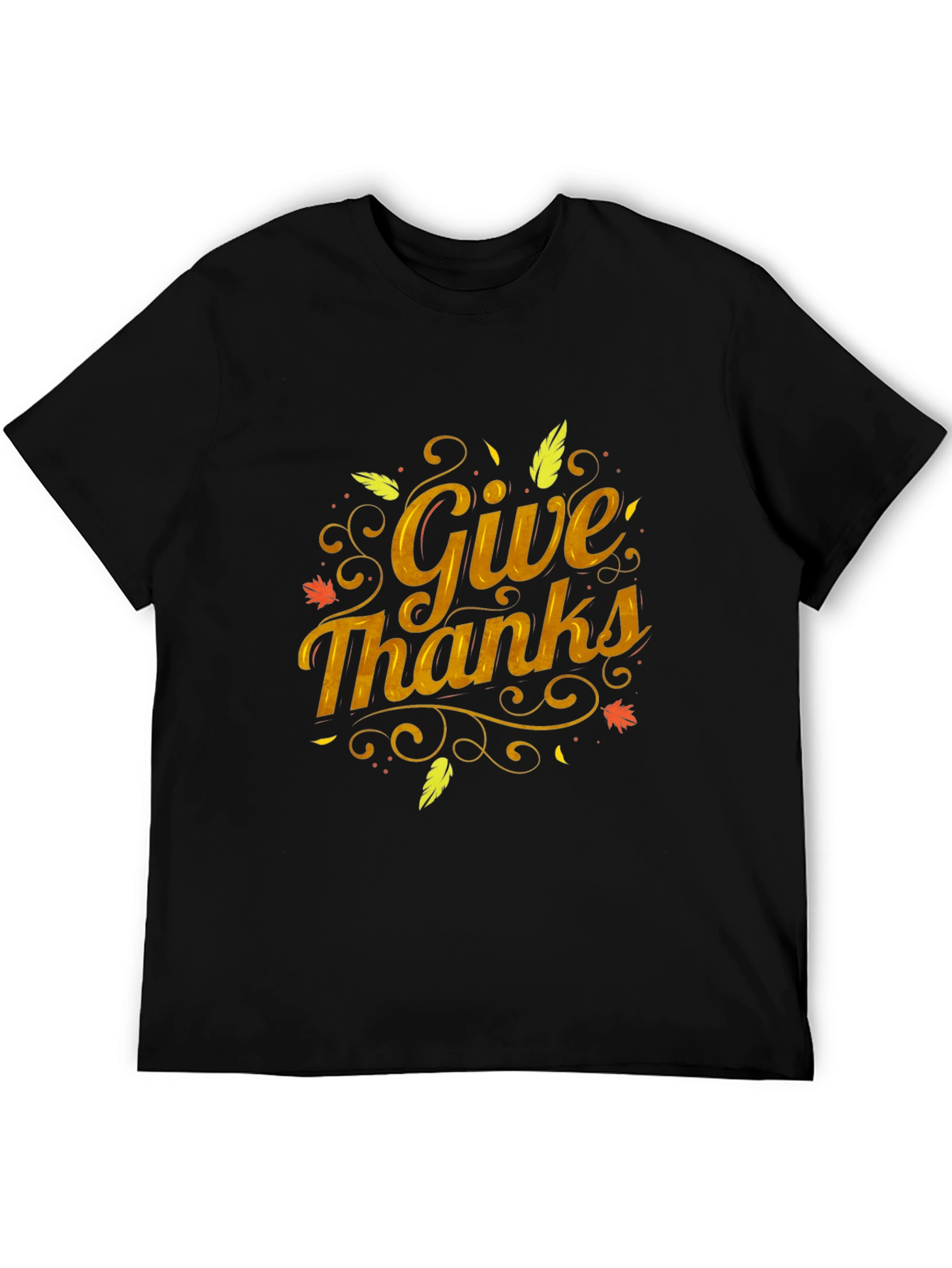 Give Thanks T-Shirt - Fall Thanksgiving Tee