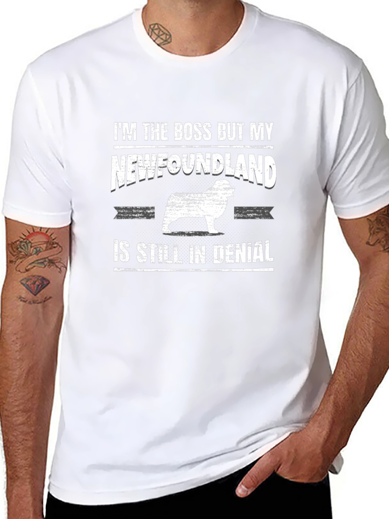 Newfoundland Dog Boss T-Shirt Pet Lover Tee