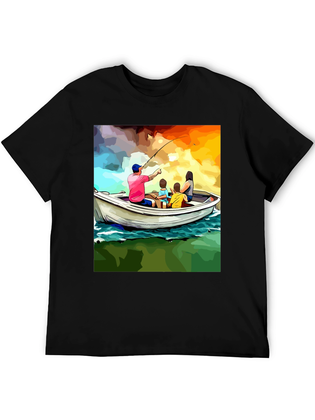 Family Fishing Trip Graphic Tee