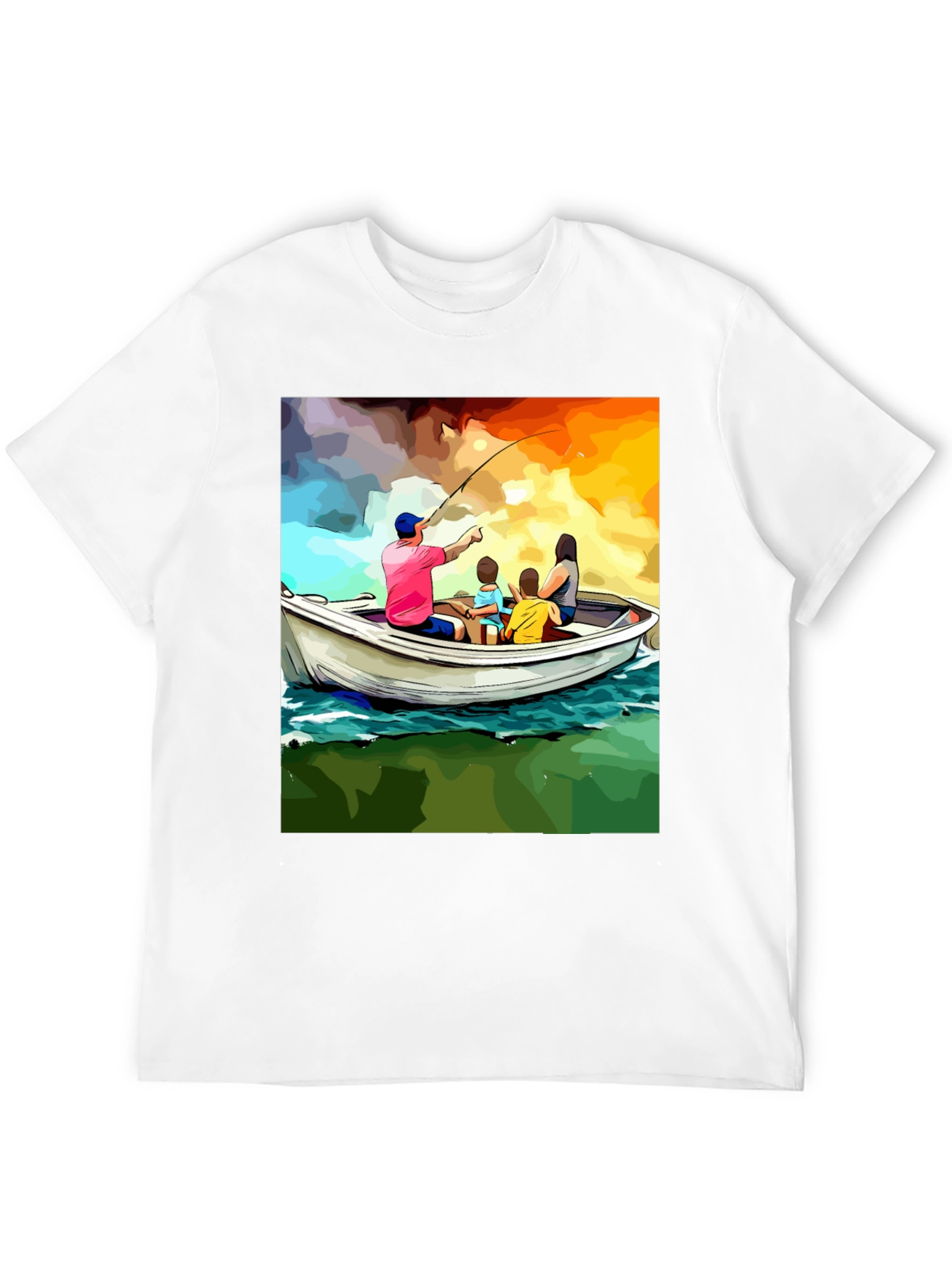 Family Fishing Trip Graphic Tee