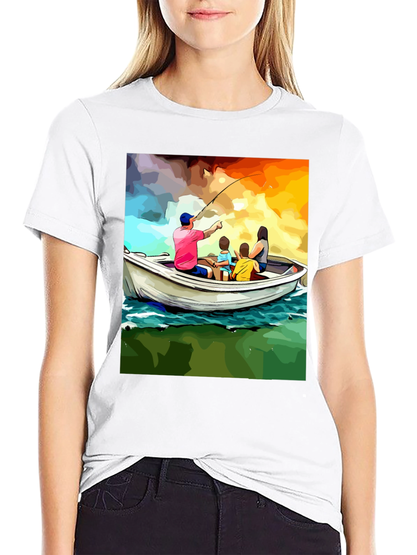 Family Fishing Trip Graphic Tee