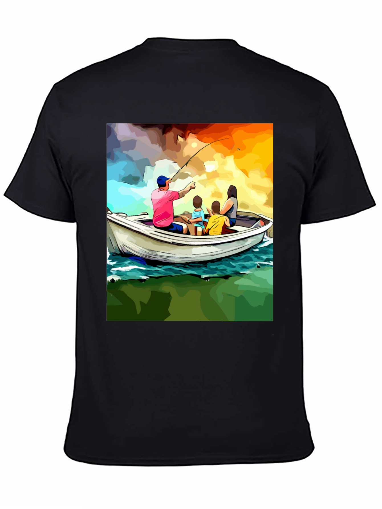 Family Fishing Trip Graphic Tee