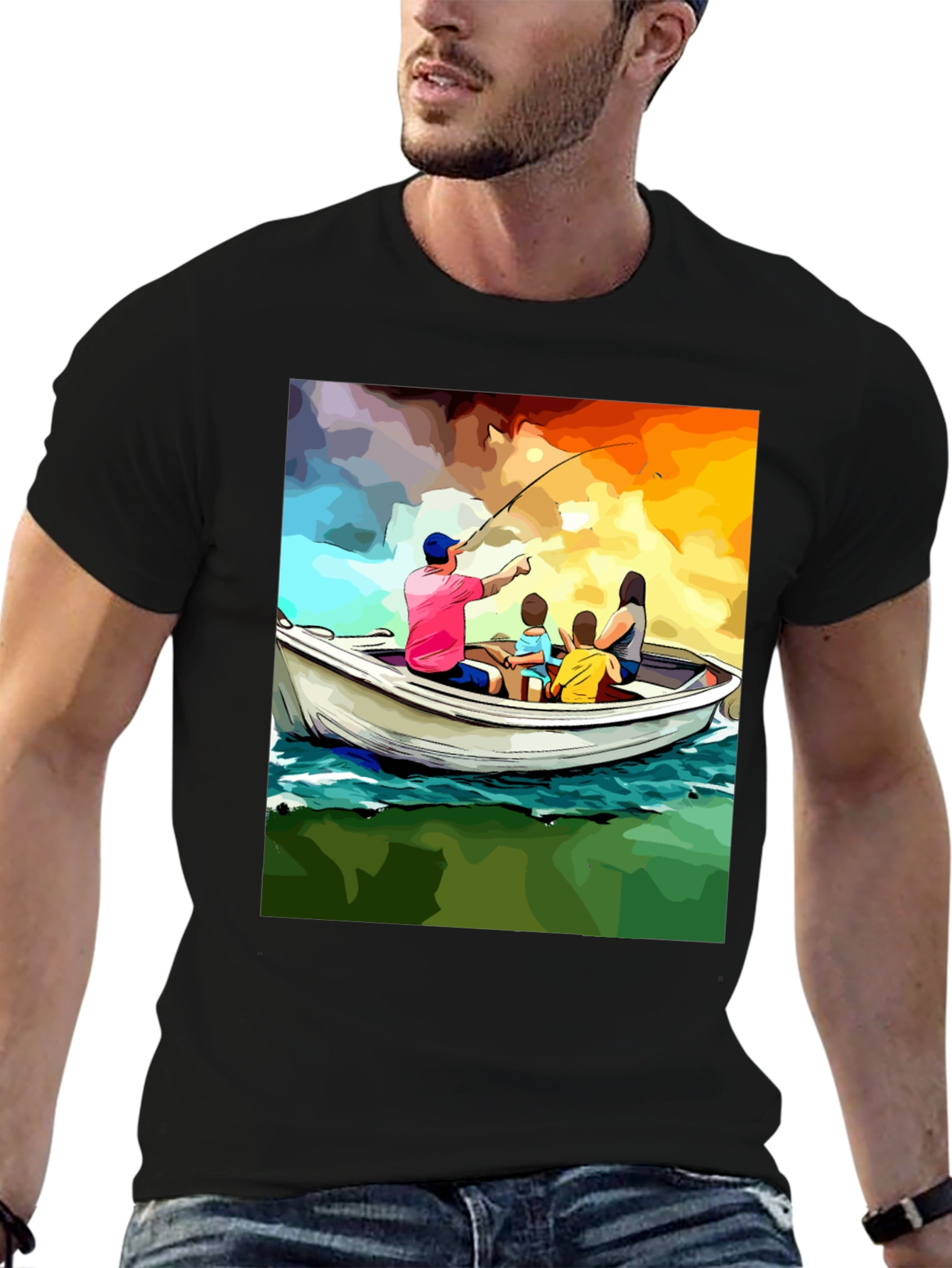 Family Fishing Trip Graphic Tee