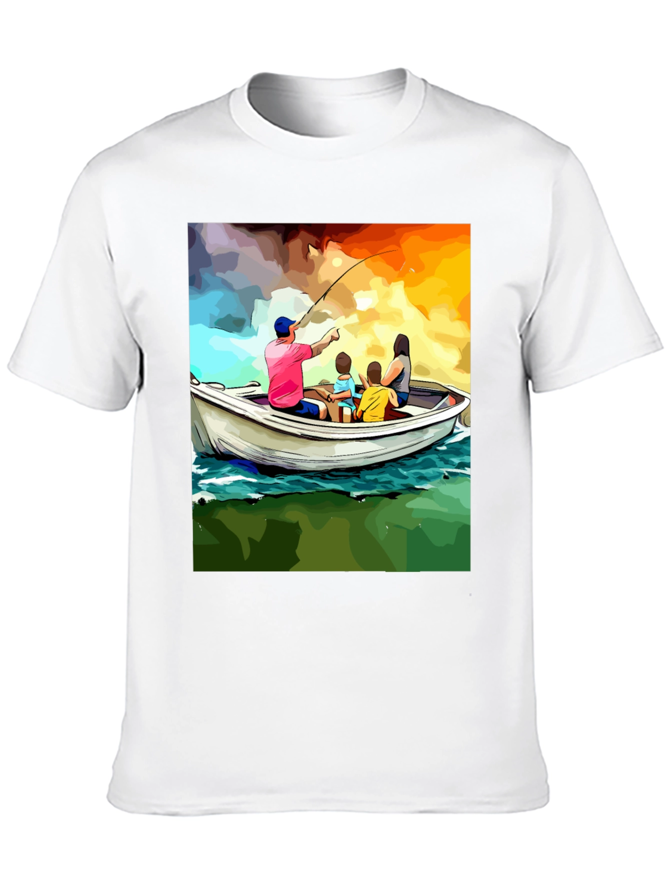 Family Fishing Trip Graphic Tee