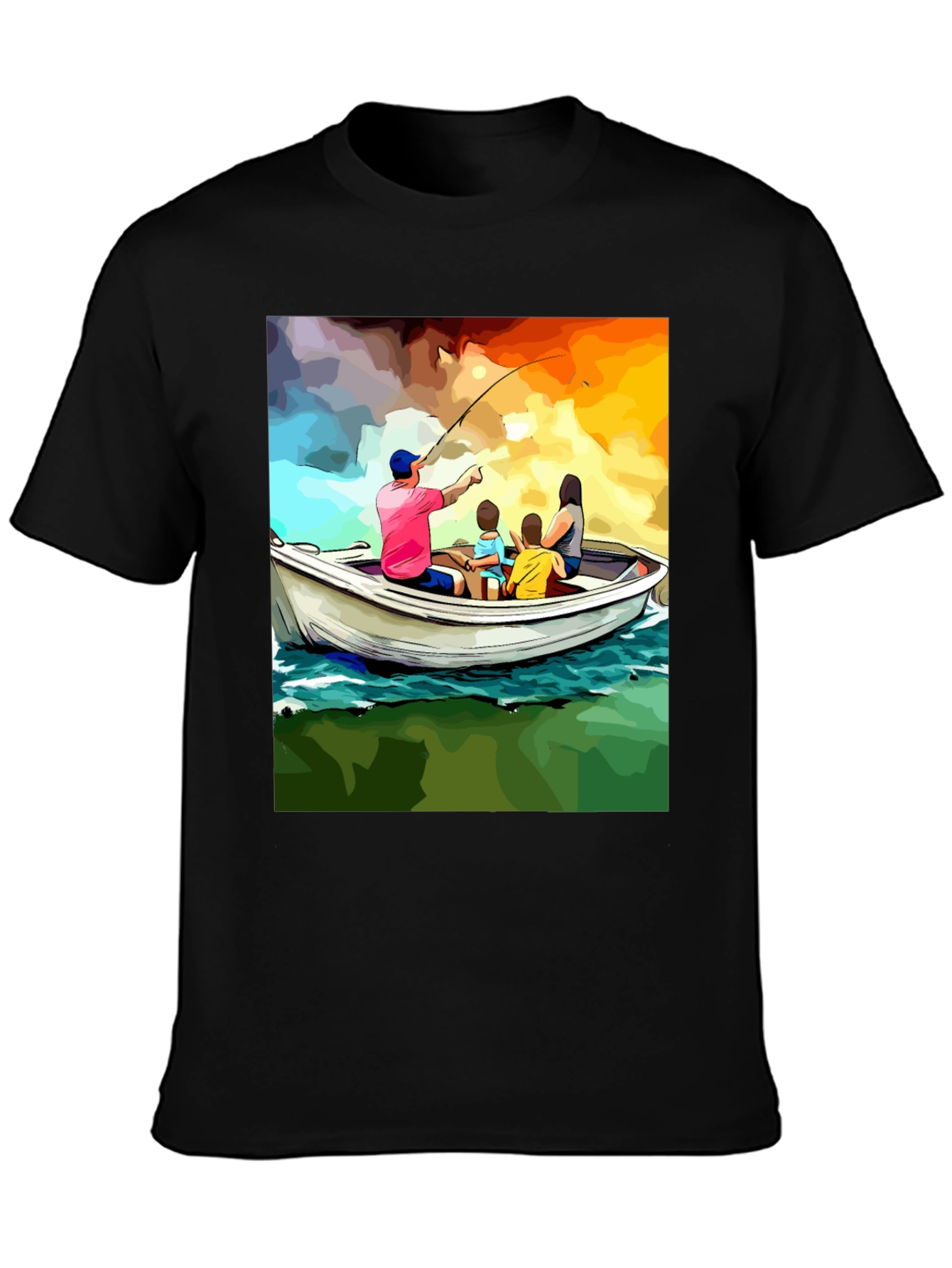 Family Fishing Trip Graphic Tee