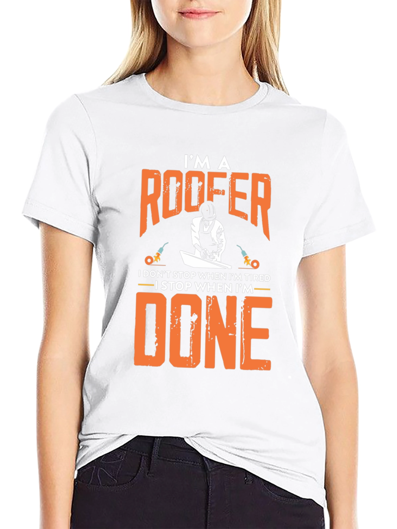 Im a Roofer Funny Graphic Tee Shirt