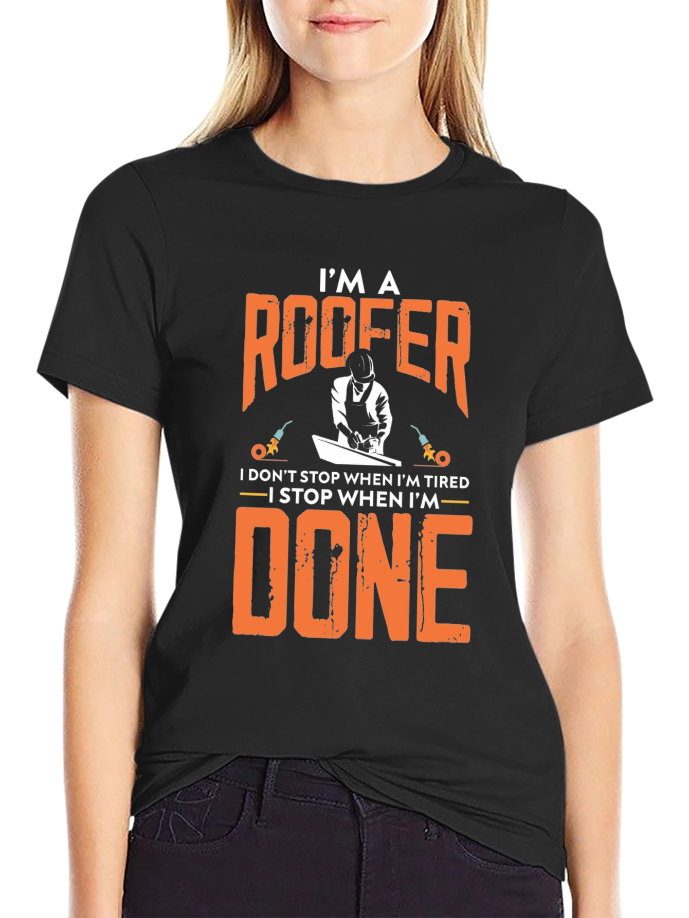 Im a Roofer Funny Graphic Tee Shirt
