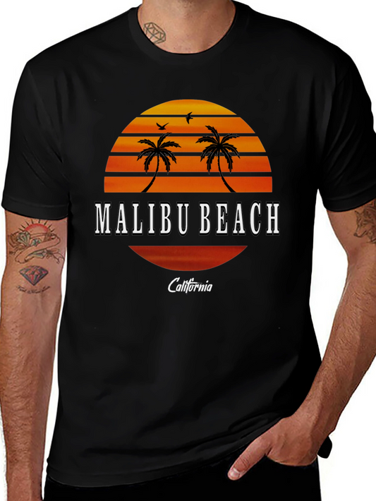 Malibu Beach California Graphic Tee