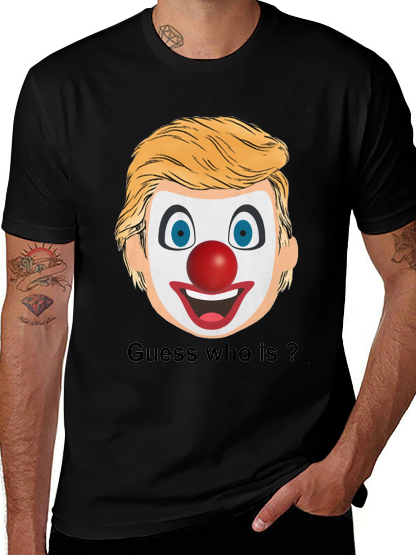 Clown Face Guess Who T-Shirt