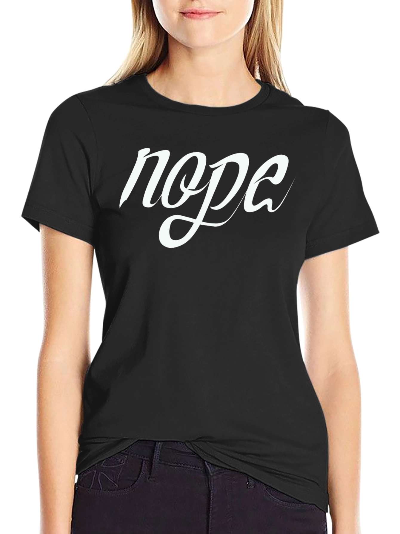 Nope Graphic T-Shirt - Casual Comfort