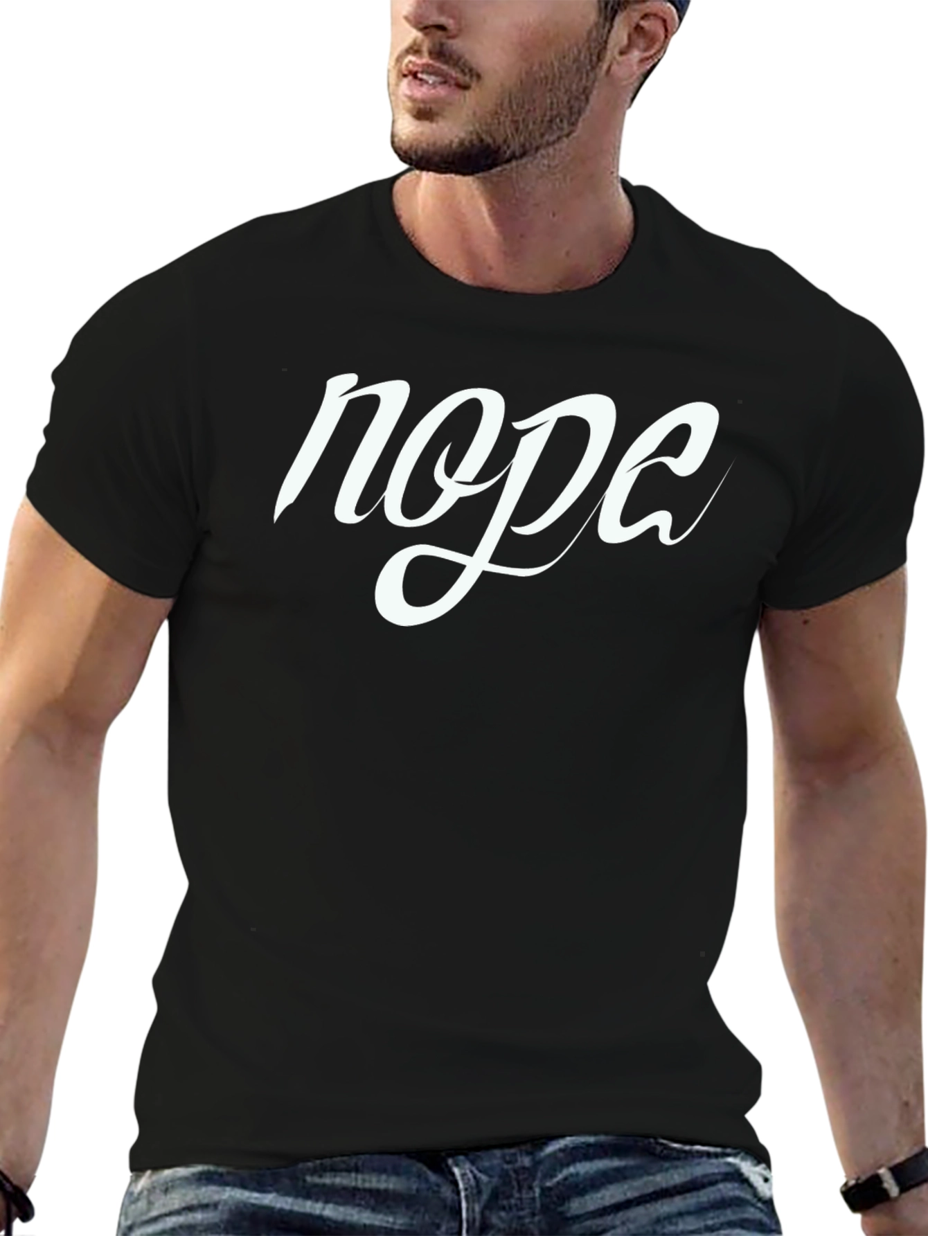 Nope Graphic T-Shirt - Casual Comfort