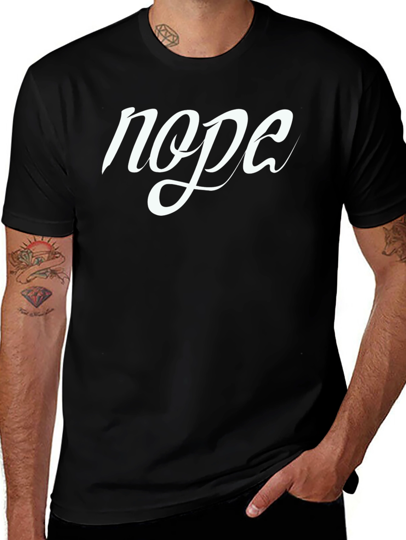 Nope Graphic T-Shirt - Casual Comfort
