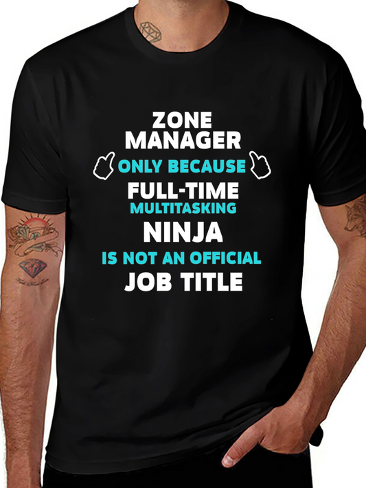 Zone Manager Ninja Graphic T-Shirt