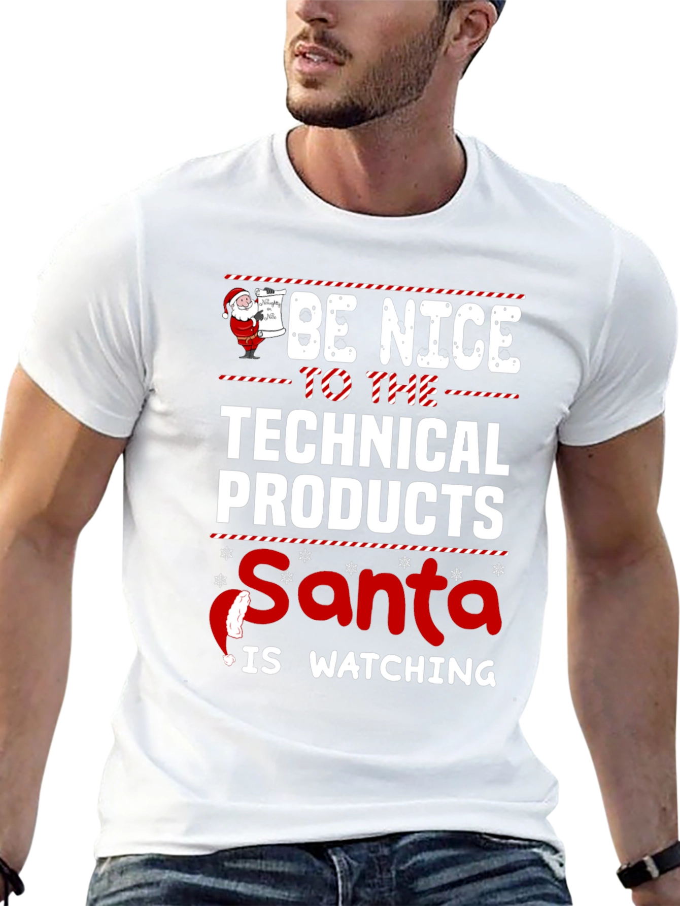 Technical Products Santa Watching T-Shirt
