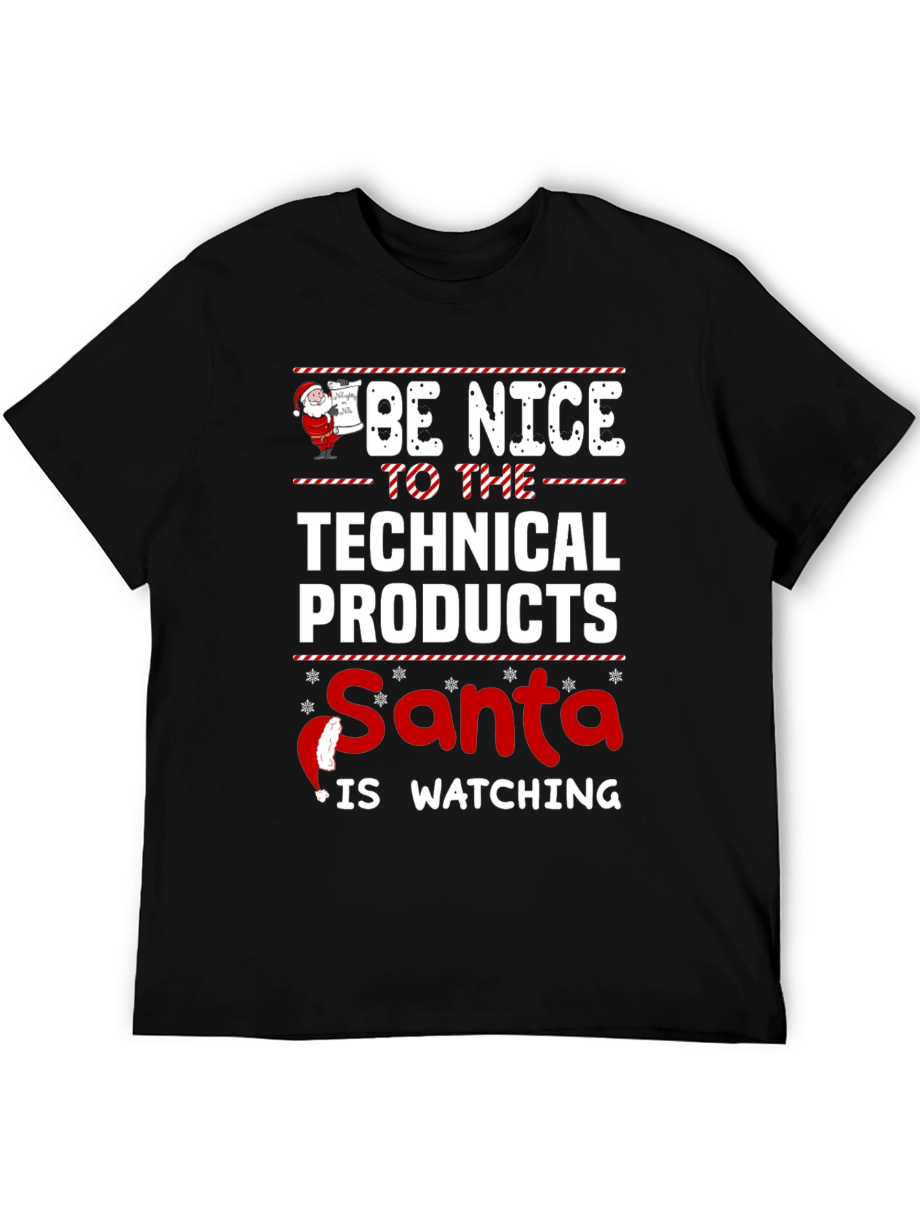 Technical Products Santa Watching T-Shirt