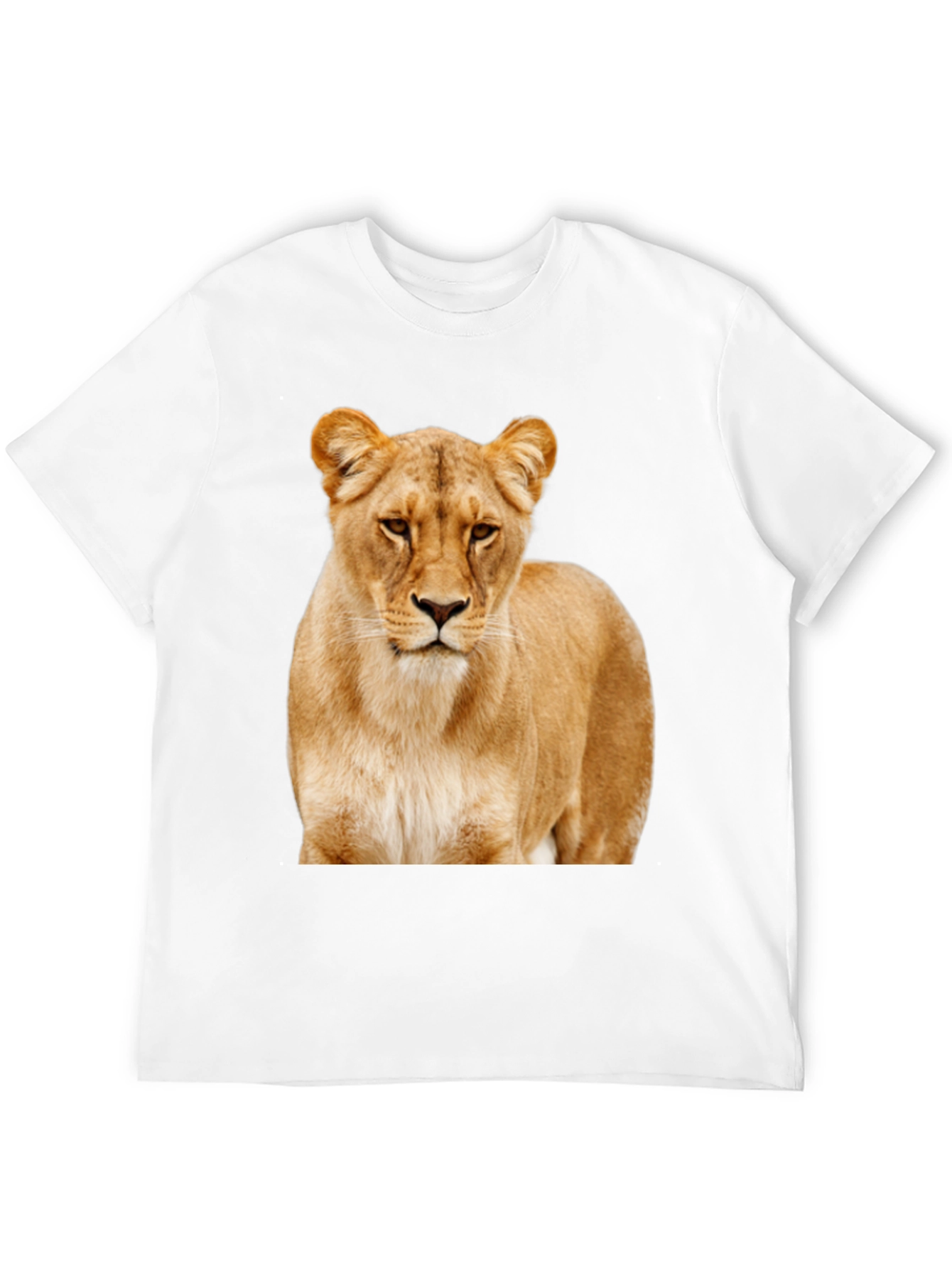 Lion Graphic Tee - Stylish Animal Print T-Shirt