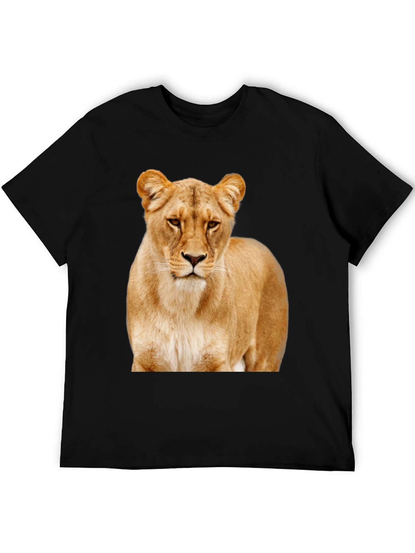Lion Graphic Tee - Stylish Animal Print T-Shirt