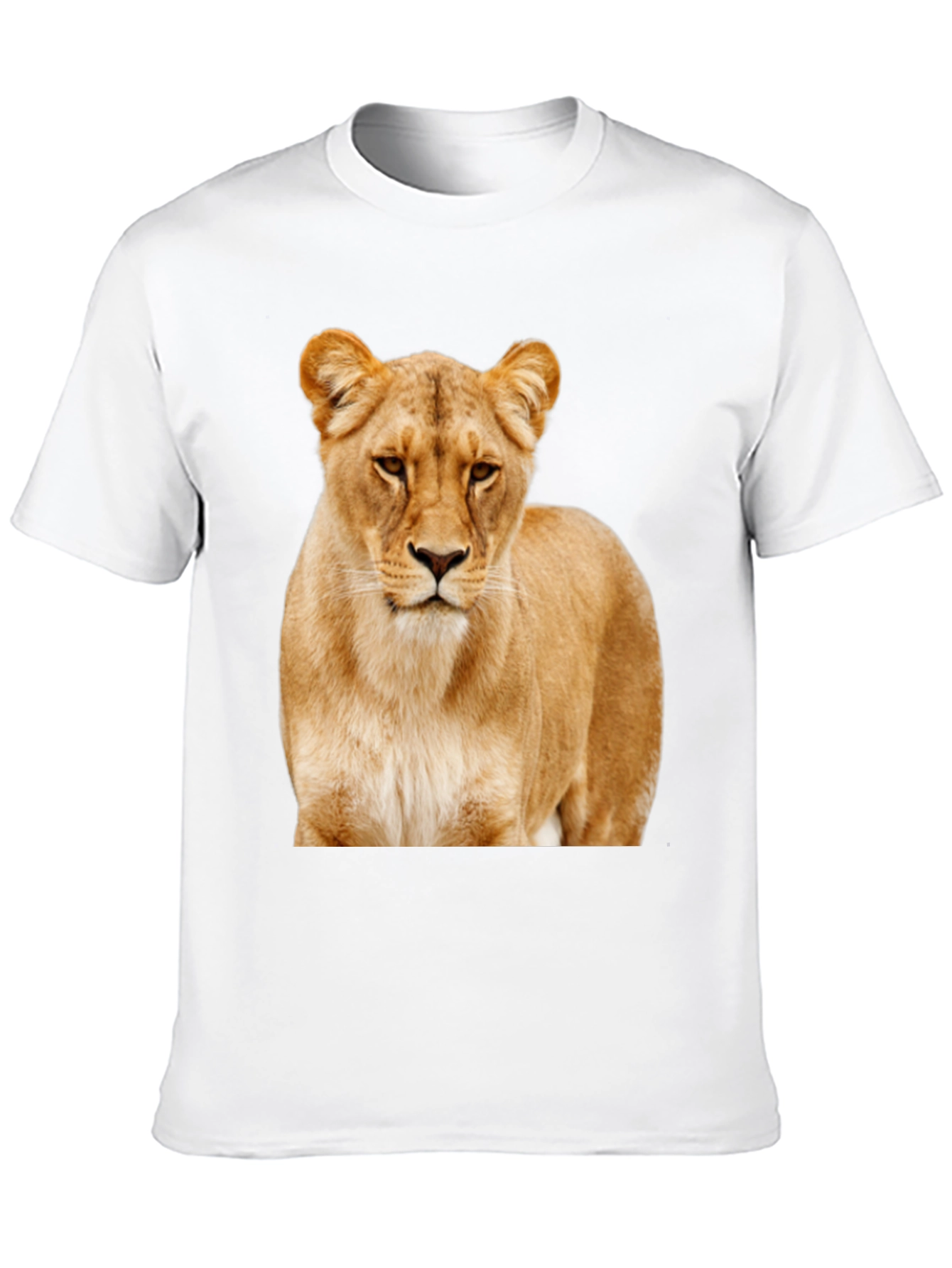Lion Graphic Tee - Stylish Animal Print T-Shirt