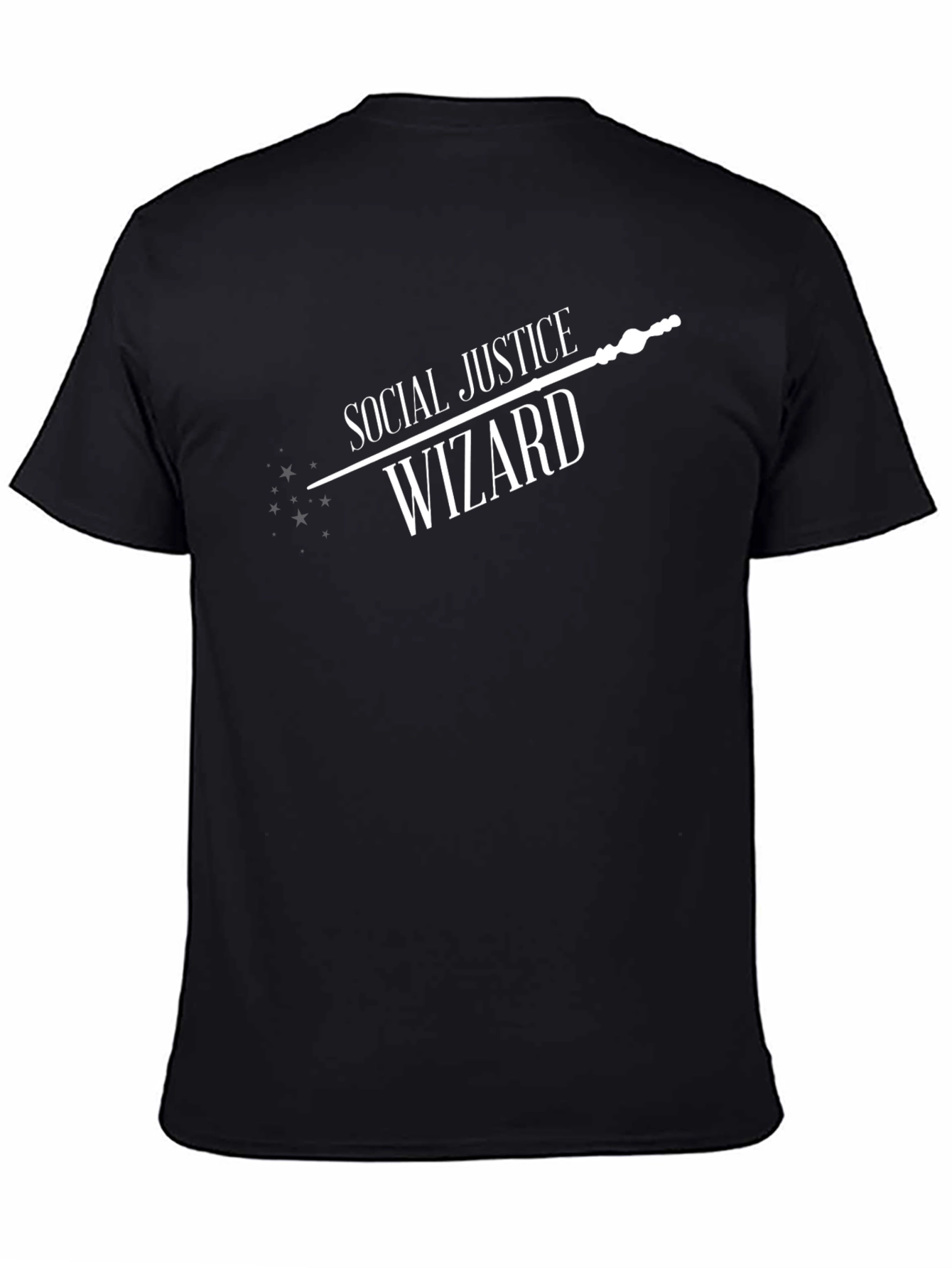 Social Justice Wizard Graphic Tee - Black