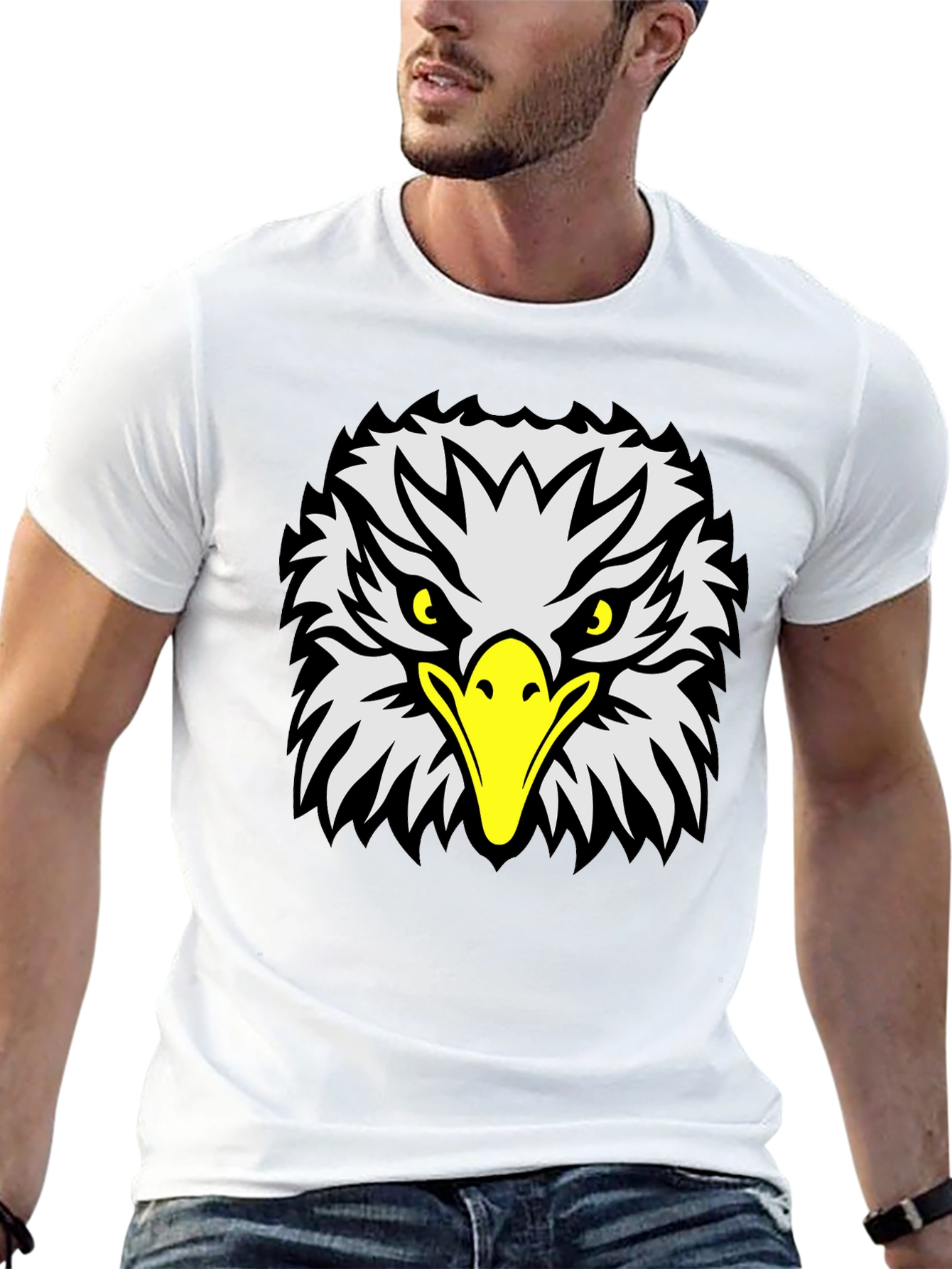 Eagle Graphic Tee - Bold Bird Design
