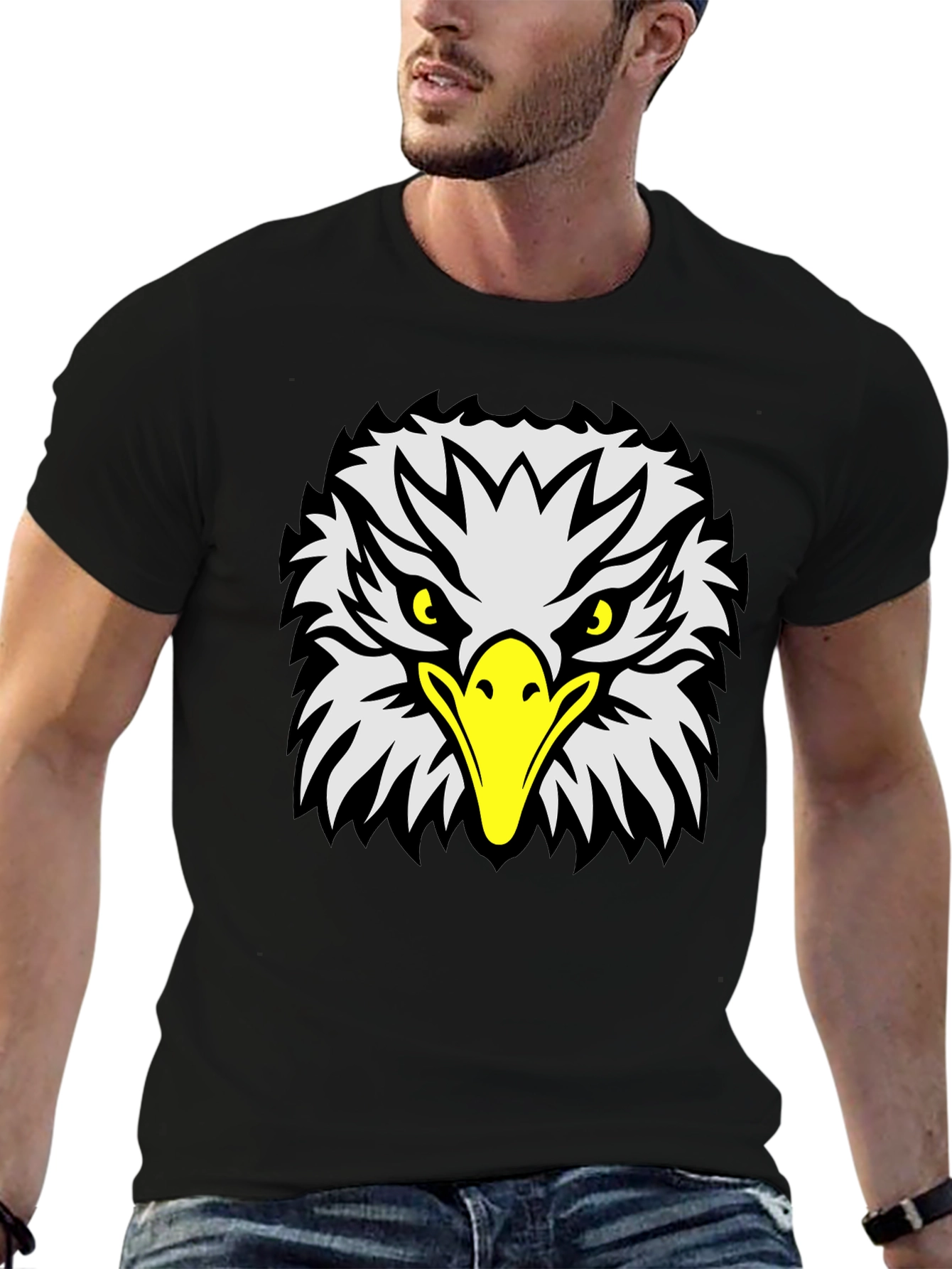 Eagle Graphic Tee - Bold Bird Design