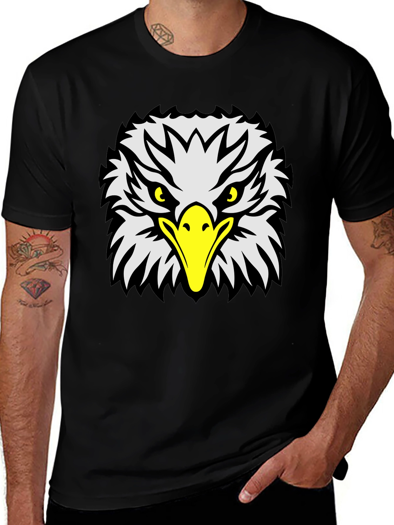 Eagle Graphic Tee - Bold Bird Design