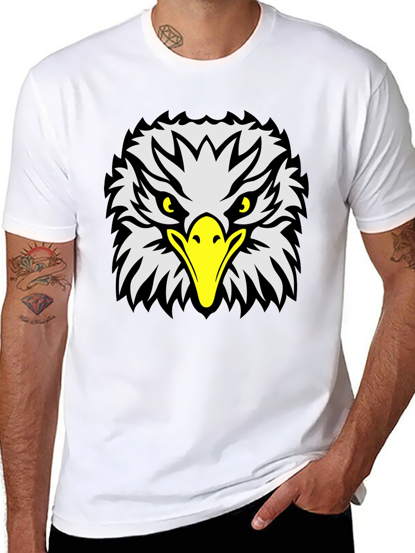 Eagle Graphic Tee - Bold Bird Design