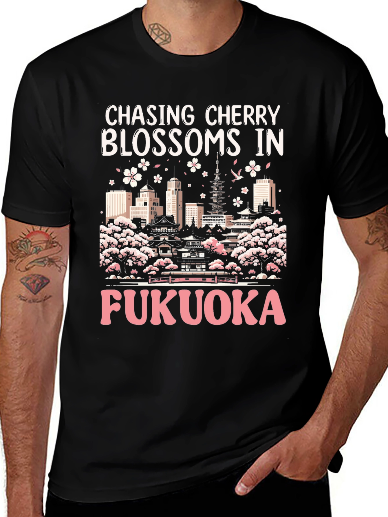 Fukuoka Cherry Blossom T-Shirt
