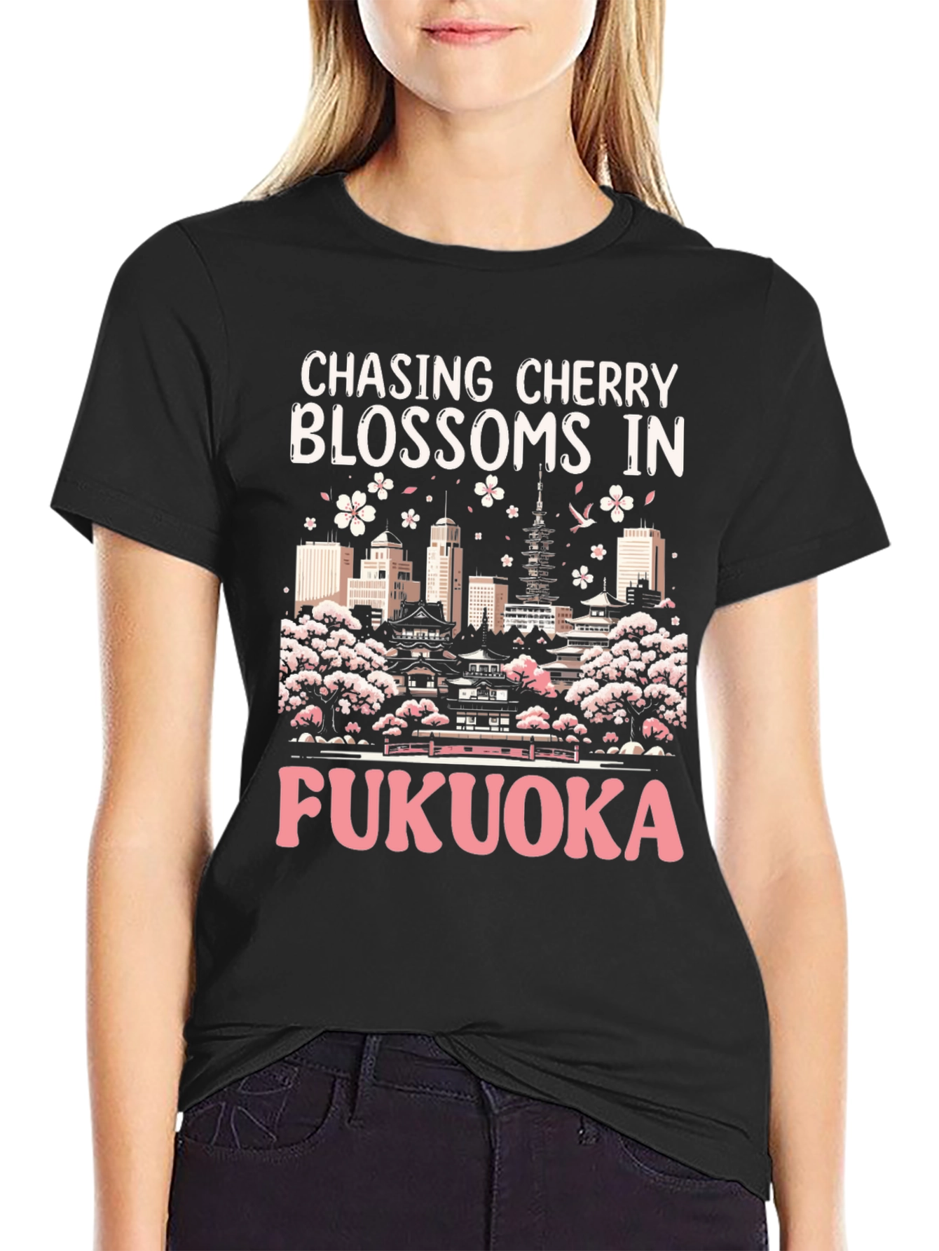 Fukuoka Cherry Blossom T-Shirt