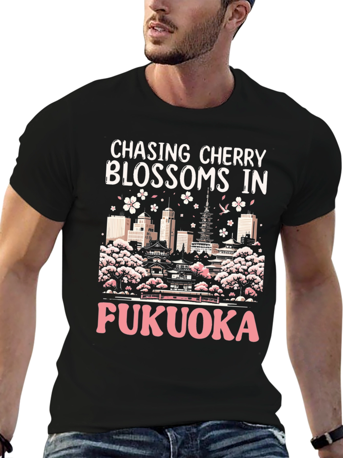 Fukuoka Cherry Blossom T-Shirt
