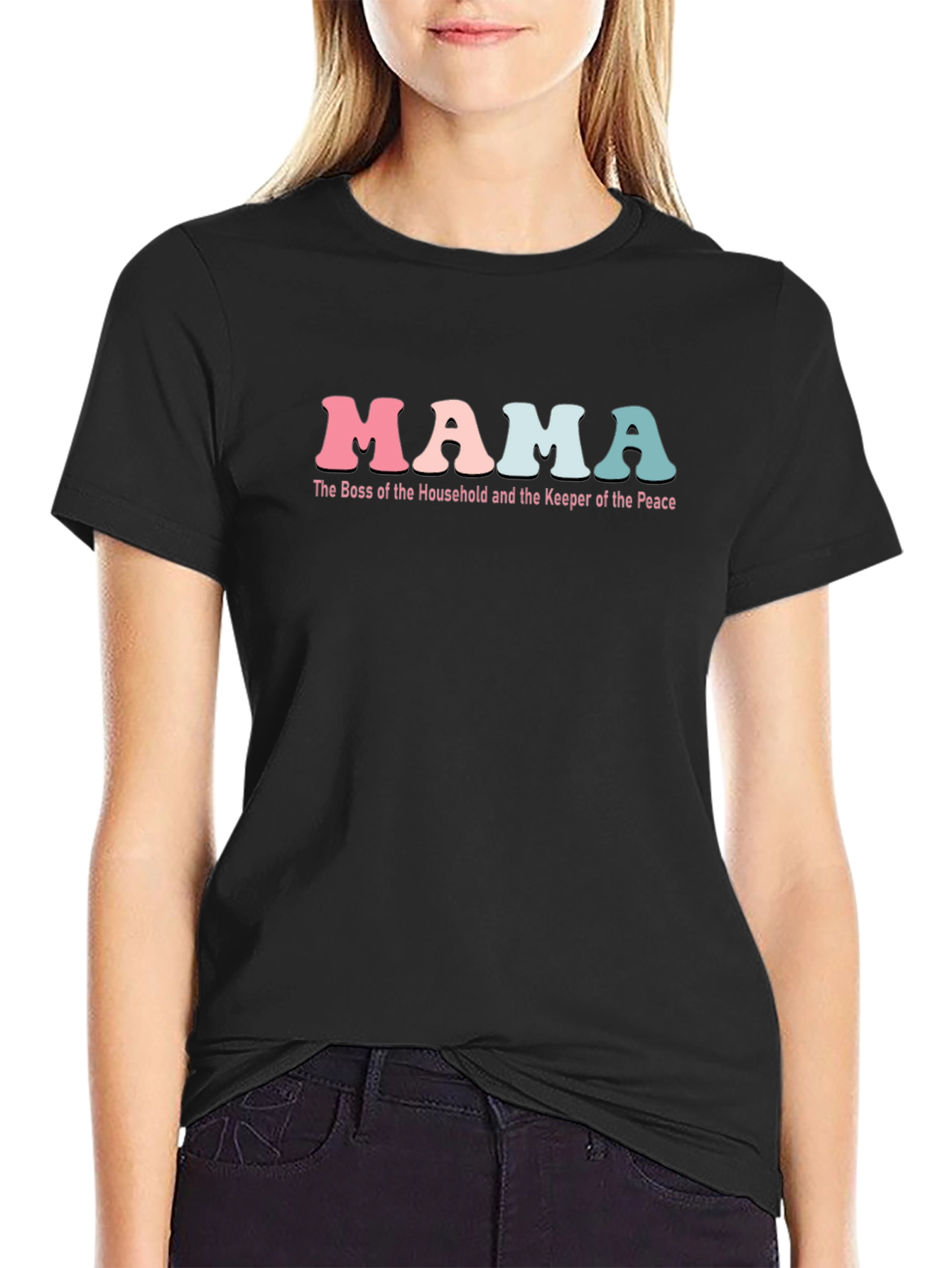 Mama Boss Household Keeper of the Peace T-Shirt