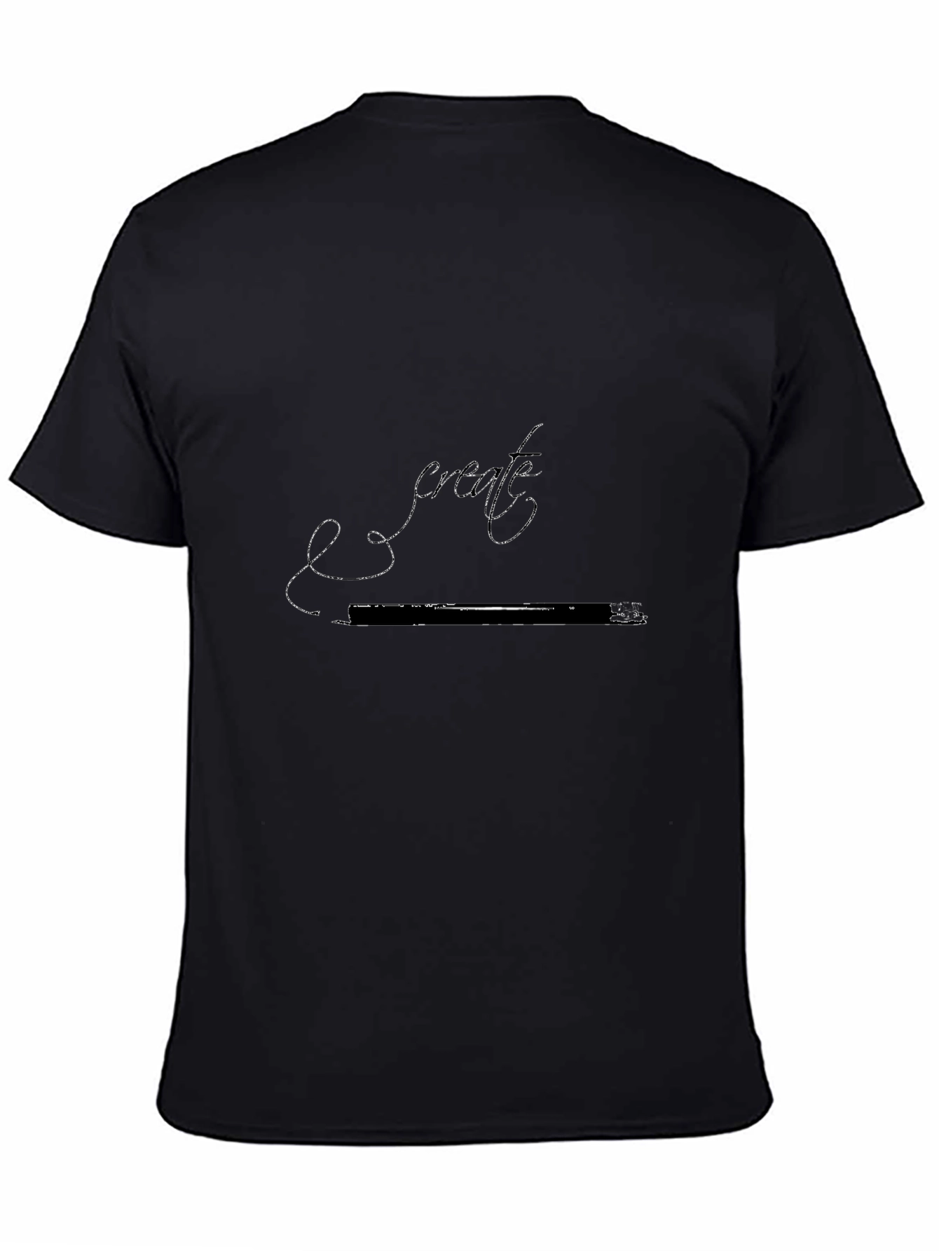 Create Graphic T-Shirt - Black Stylish Design