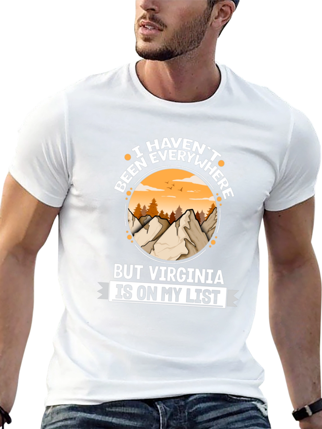 Virginia Travel List T-Shirt - Adventure Awaits!