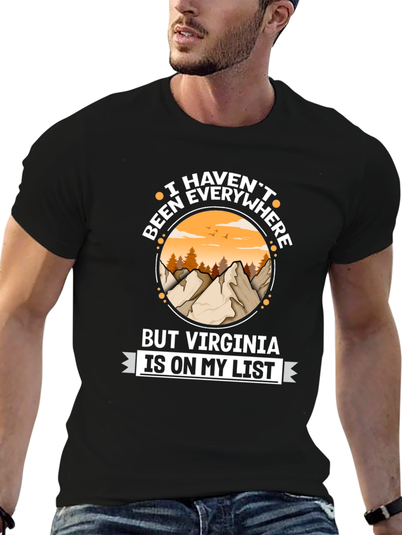 Virginia Travel List T-Shirt - Adventure Awaits!