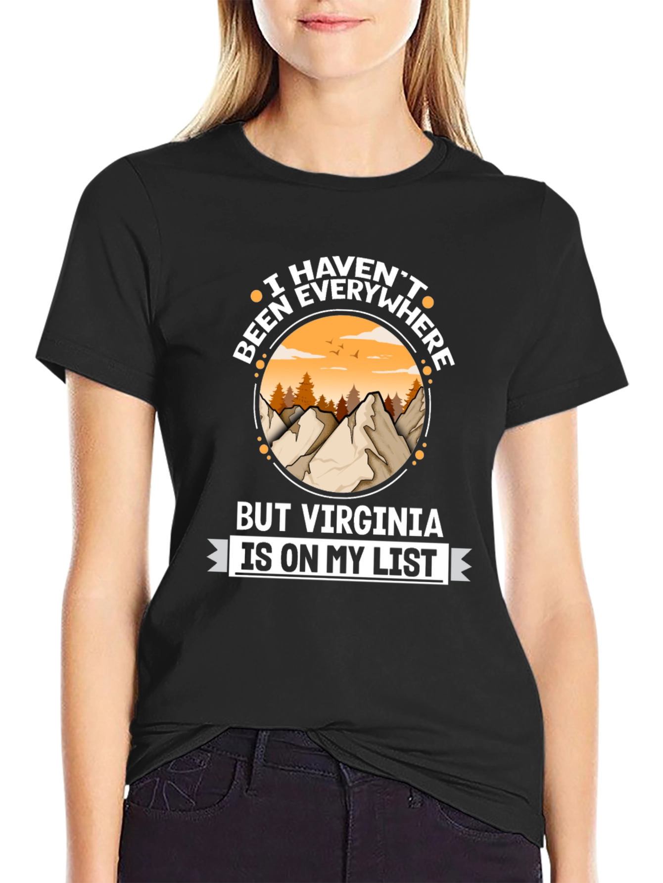 Virginia Travel List T-Shirt - Adventure Awaits!