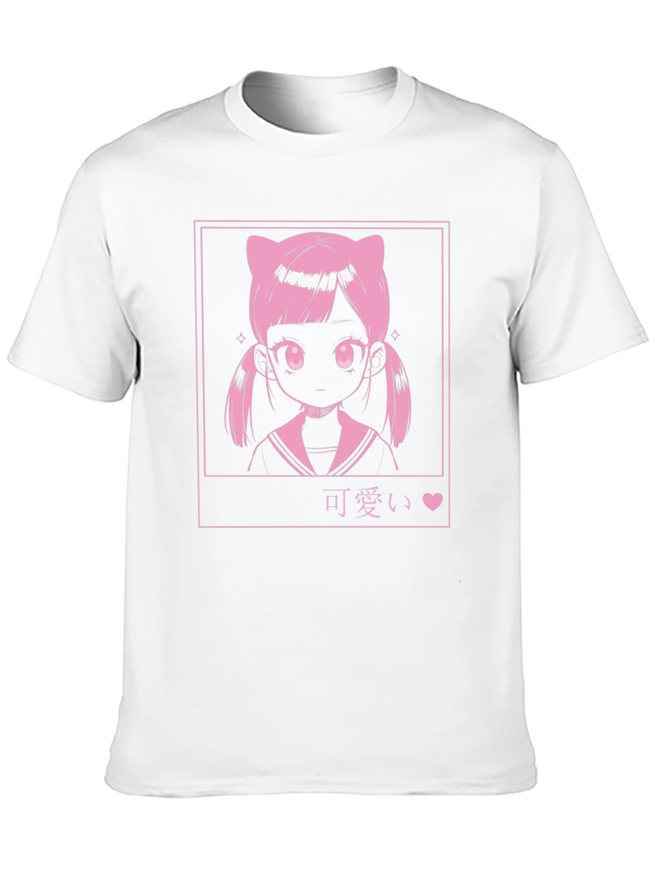 Kawaii Anime Girl Graphic Tee