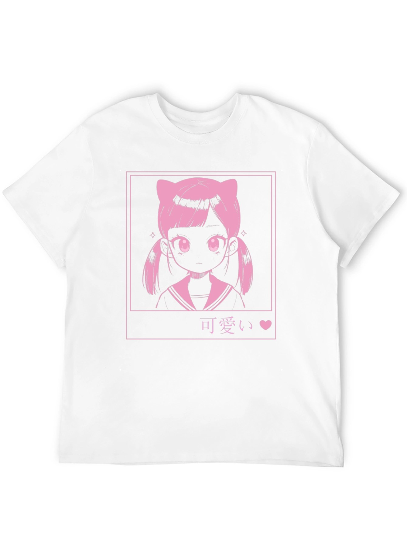 Kawaii Anime Girl Graphic Tee