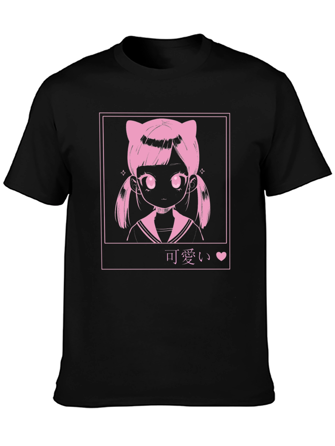 Kawaii Anime Girl Graphic Tee