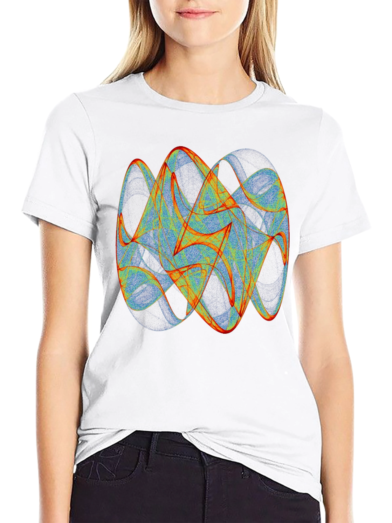 Abstract Graphic Tee - Modern Artistic Design