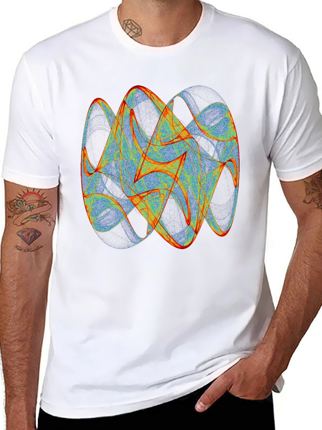 Abstract Graphic Tee - Modern Artistic Design