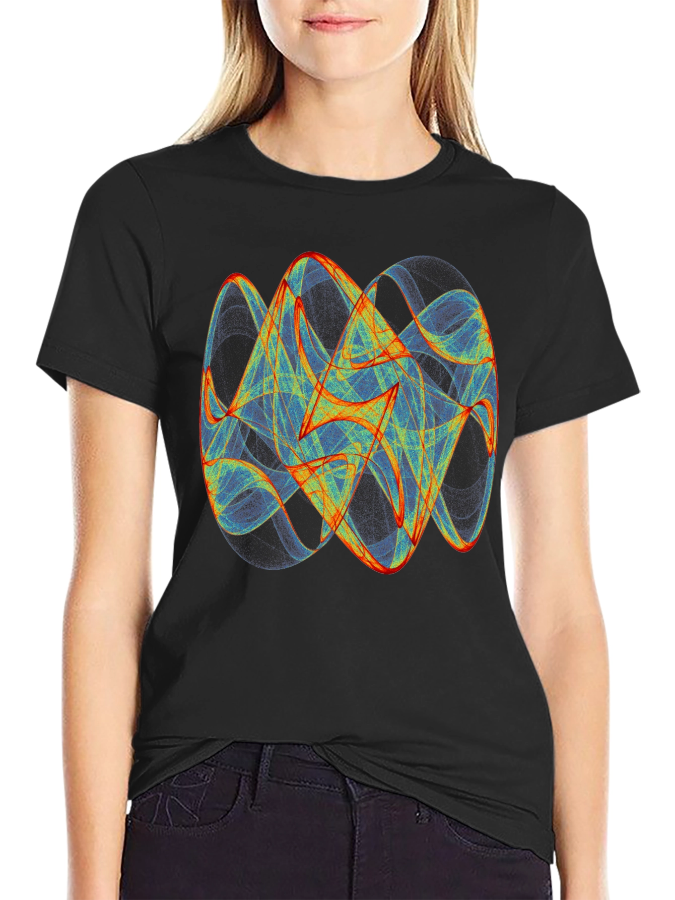 Abstract Graphic Tee - Modern Artistic Design