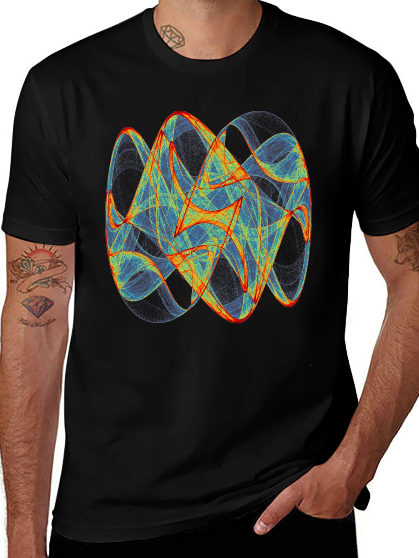 Abstract Graphic Tee - Modern Artistic Design