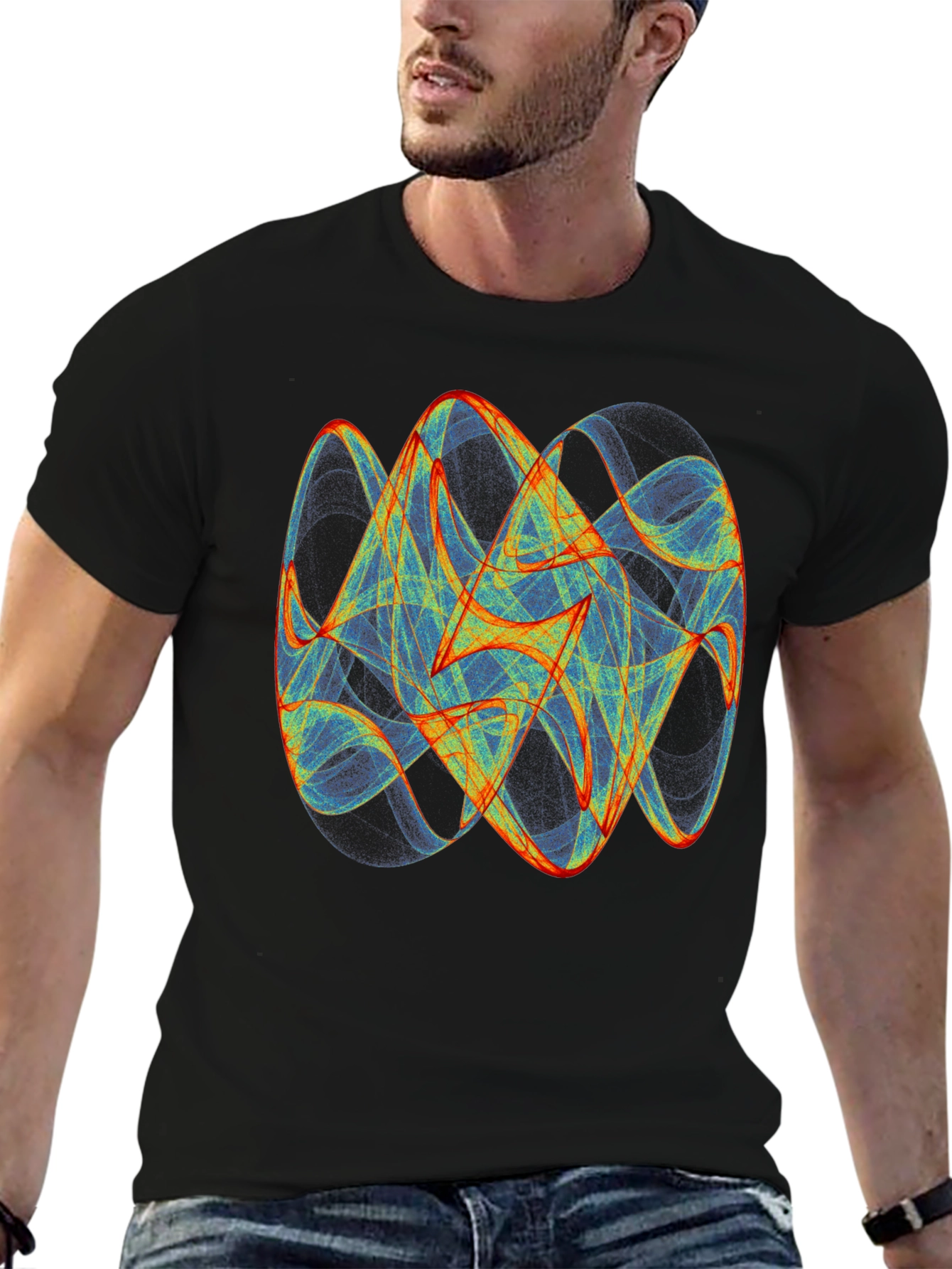 Abstract Graphic Tee - Modern Artistic Design