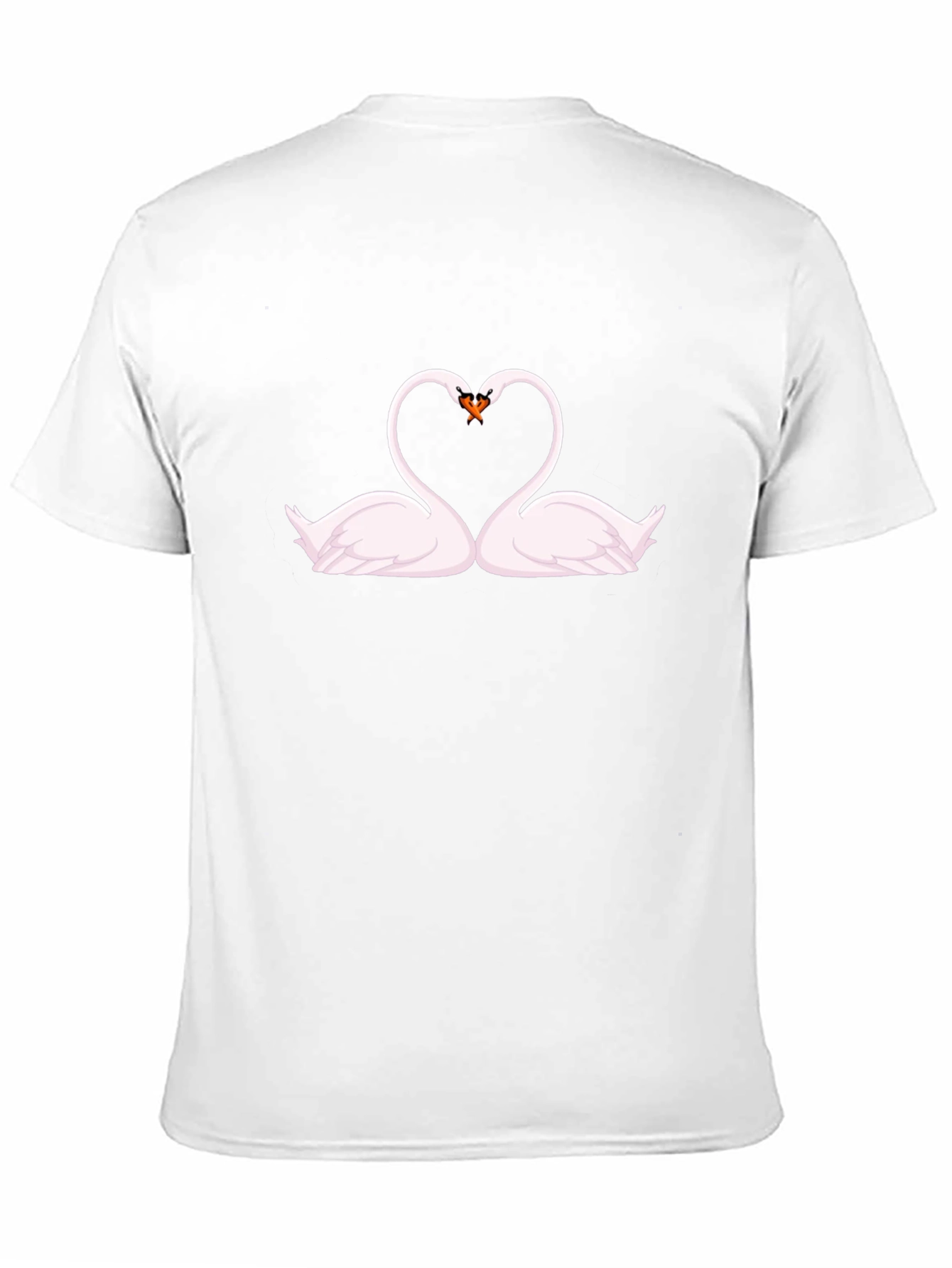 Romantic Swan Heart T-Shirt