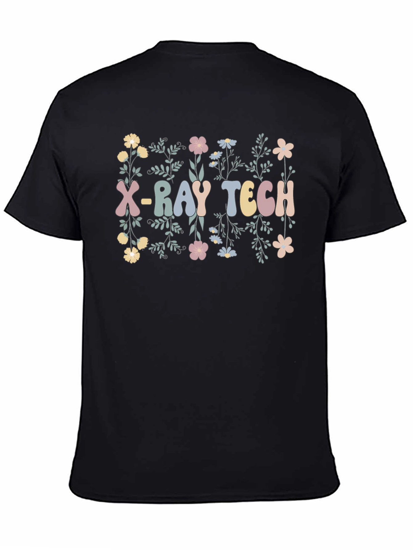 X-Ray Tech Floral Graphic T-Shirt