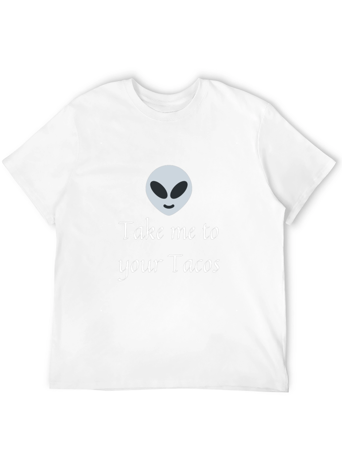 Alien Take Me To Your Tacos Black T-Shirt
