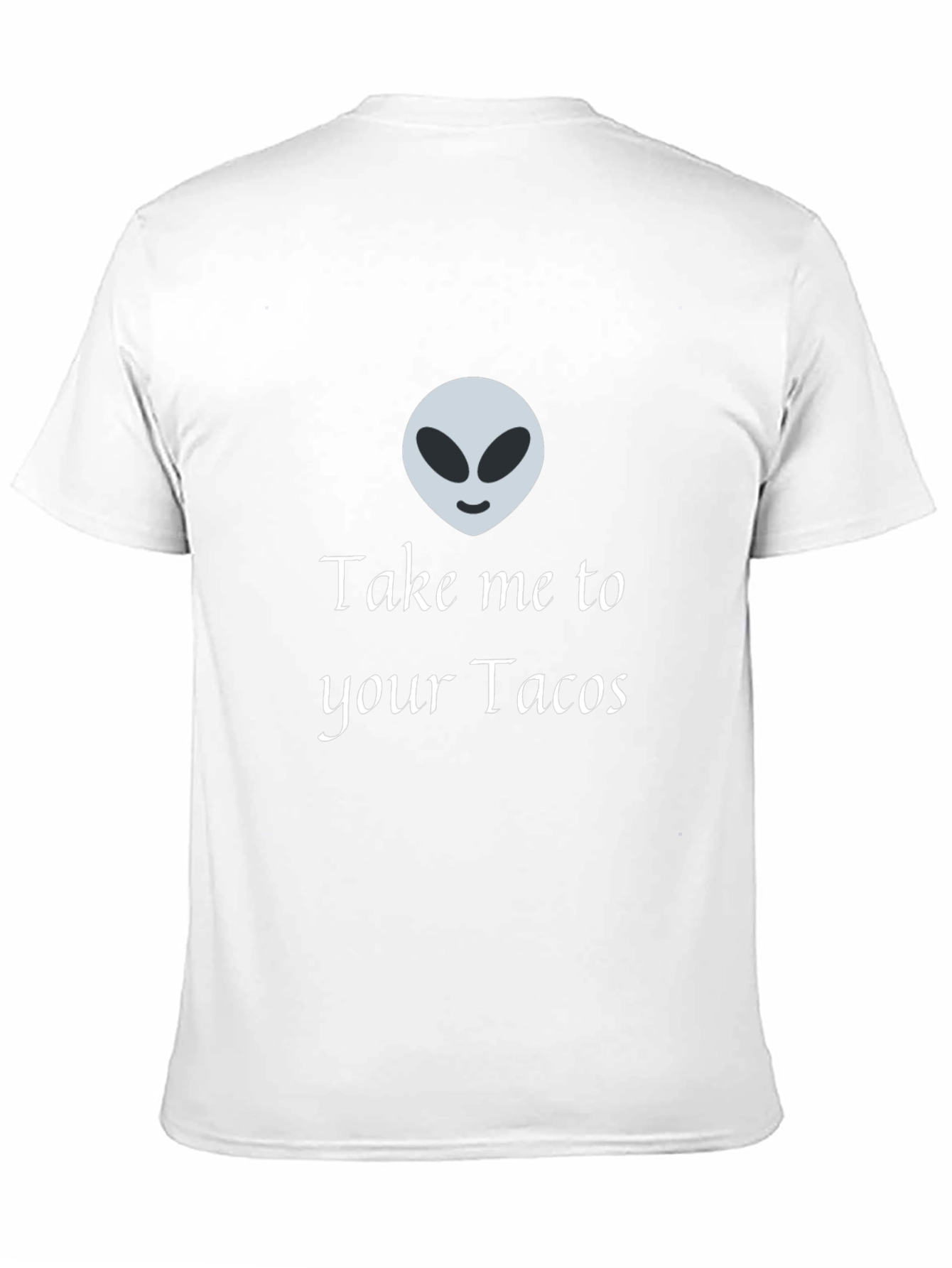 Alien Take Me To Your Tacos Black T-Shirt