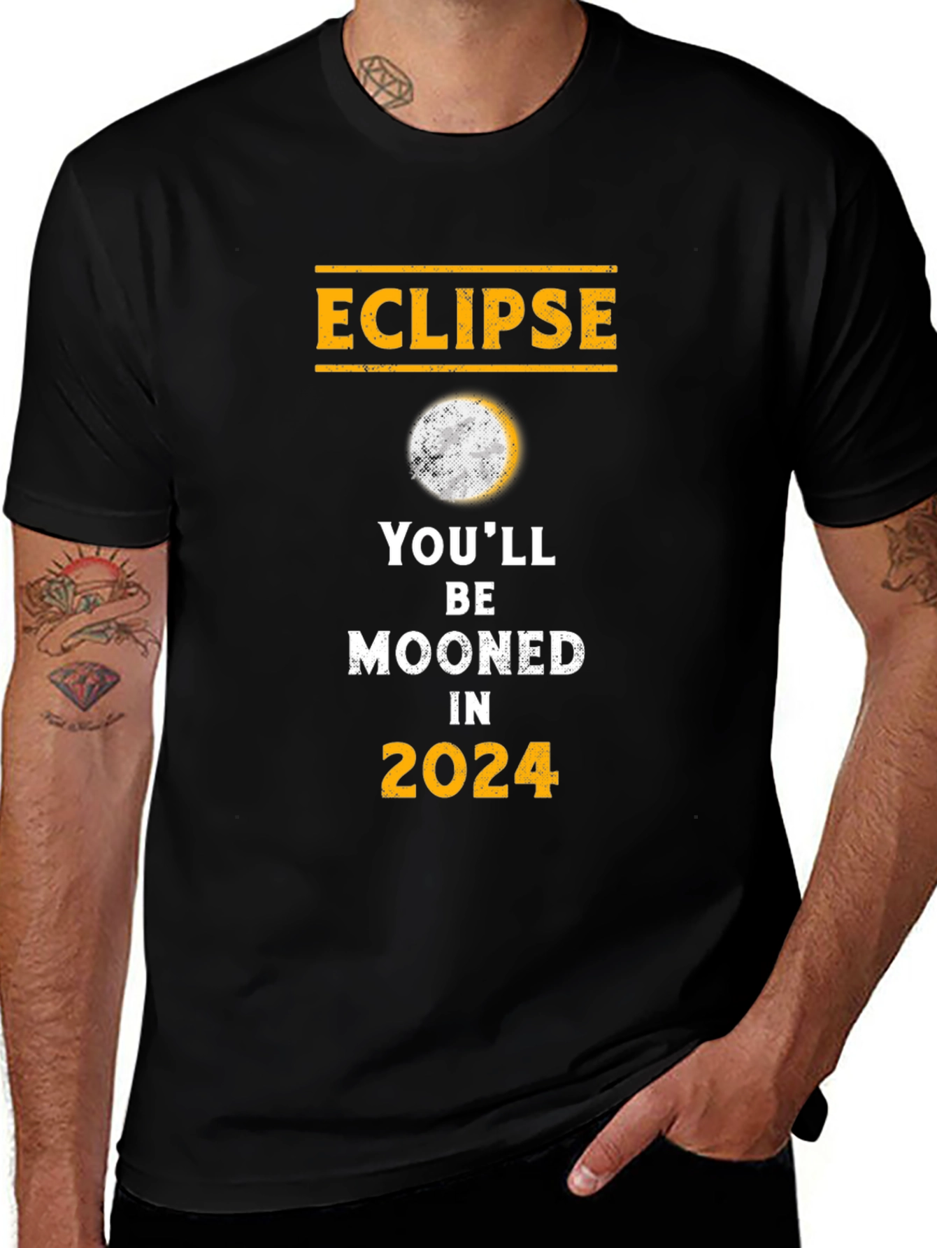 Eclipse 2024 T-Shirt - Youll Be Mooned!