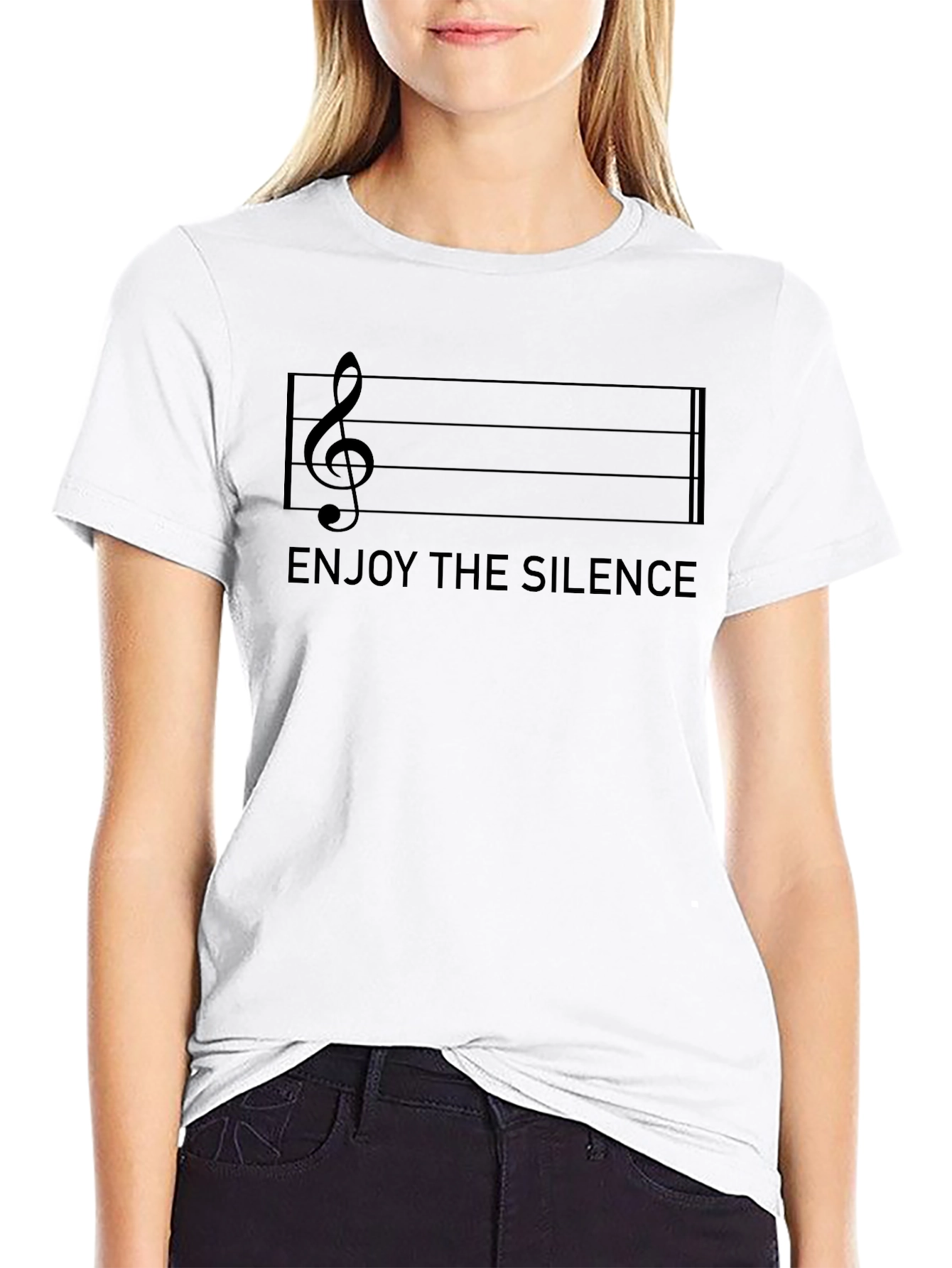 Enjoy The Silence Graphic Tee - Music Lover T-Shirt