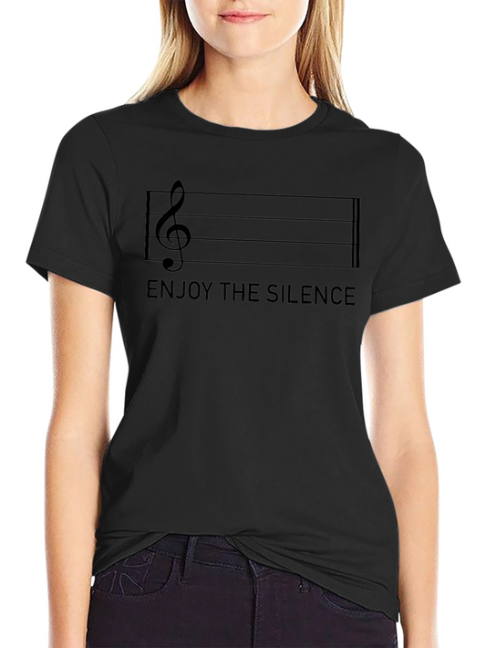 Enjoy The Silence Graphic Tee - Music Lover T-Shirt